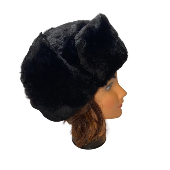 Vintage Fluffy Trapper Women Hat - Picture 3 of 6